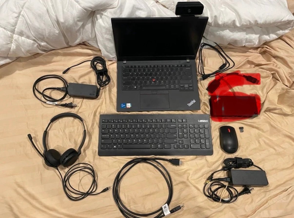 Lenovo PC Laptop Kit Bundle - Lenovo Laptop T14s Gen 2, Mouse, & Keyboard + More