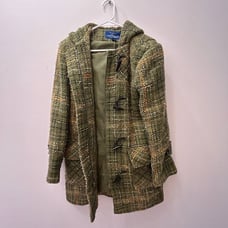 Rare Mackintosh Wool Blend Tweed Peacot