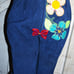 Vintage Battani Blue Suede Knickers Capri Pants S