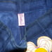 Vintage Battani Blue Suede Knickers Capri Pants S