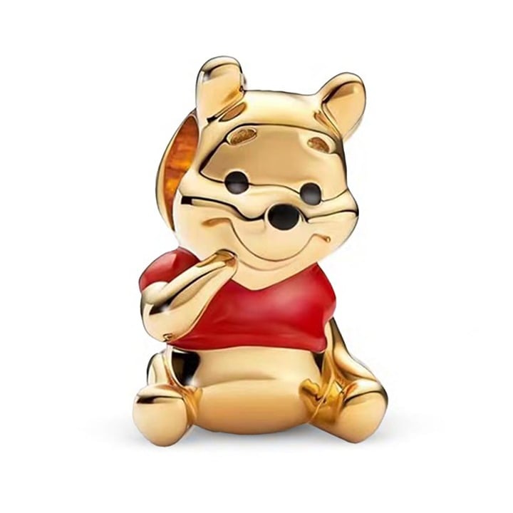 Disney Winnie the Pooh Bear Charm fits Pandora
