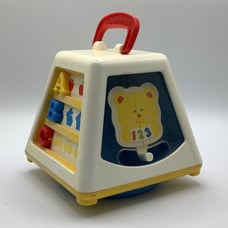 Vtg Fisher Price 1978, 1988 Division Of Quaker Oats Co Spin Working Toy FLAWS