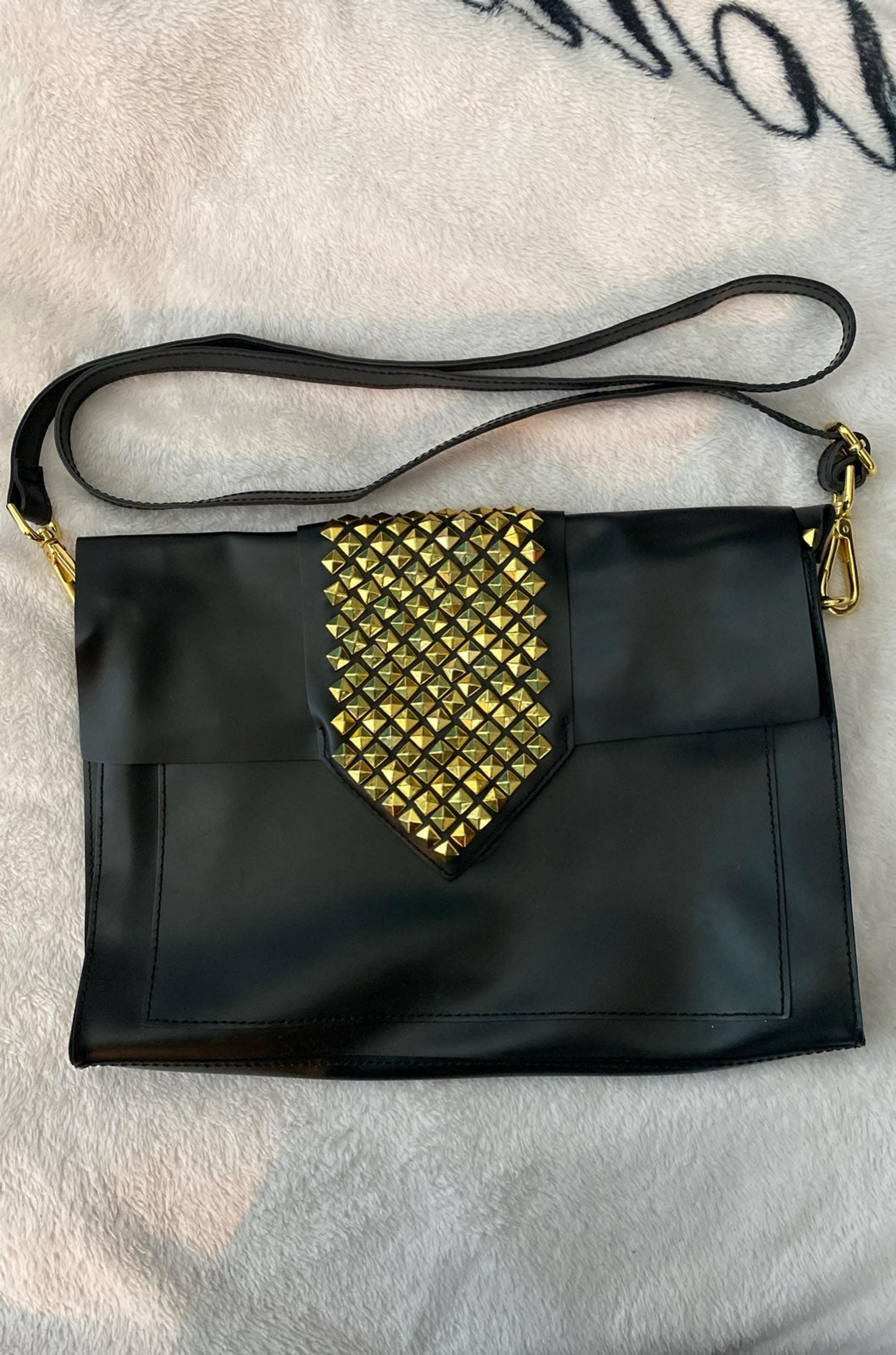 Steven by steve madden gold studded bag