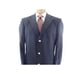 T.Harris Men's single breast 100%wool Suit jacket Blazer Golden buttons Navy 42L