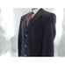 T.Harris Men's single breast 100%wool Suit jacket Blazer Golden buttons Navy 42L