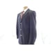 T.Harris Men's single breast 100%wool Suit jacket Blazer Golden buttons Navy 42L