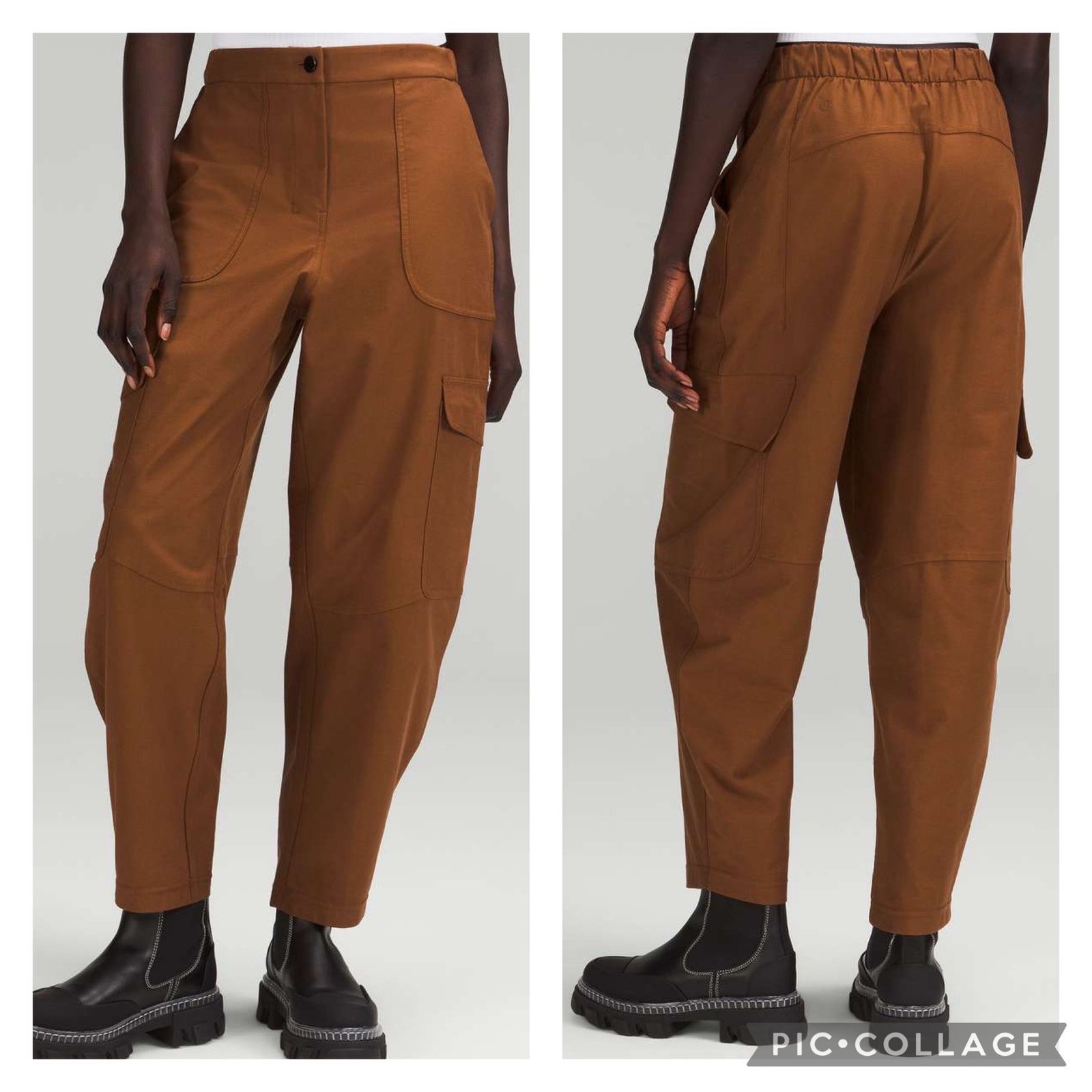 Lululemon Light Utilitech Cargo Pocket High-Rise Pant in Roasted Brown Size 25
