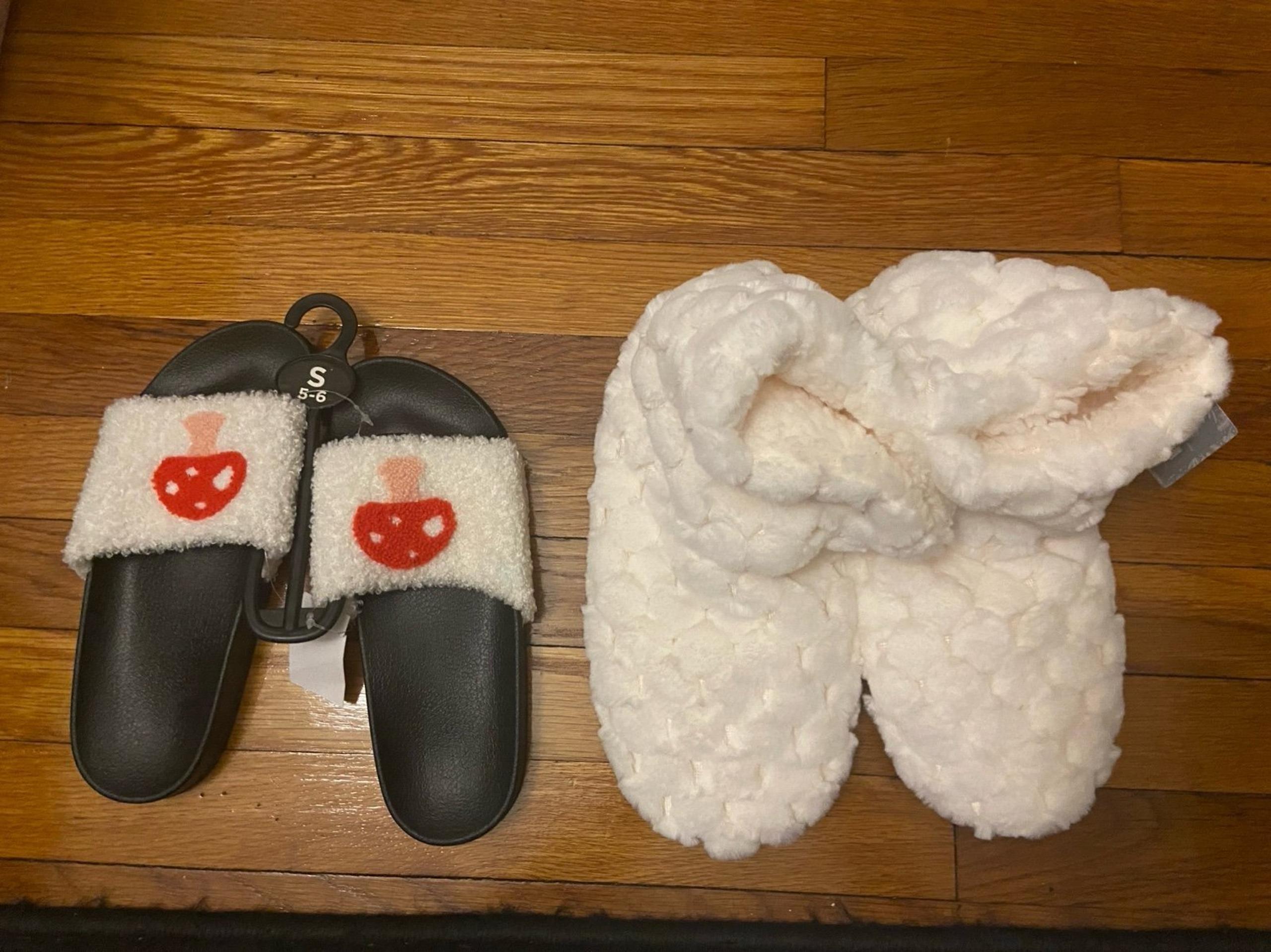 Sphere high top slippers & Adults Slides (5/6 )