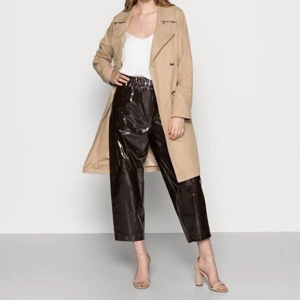NWT Samsoe & Samsoe Paloma Trousers - Chocolate Plum in Size Small