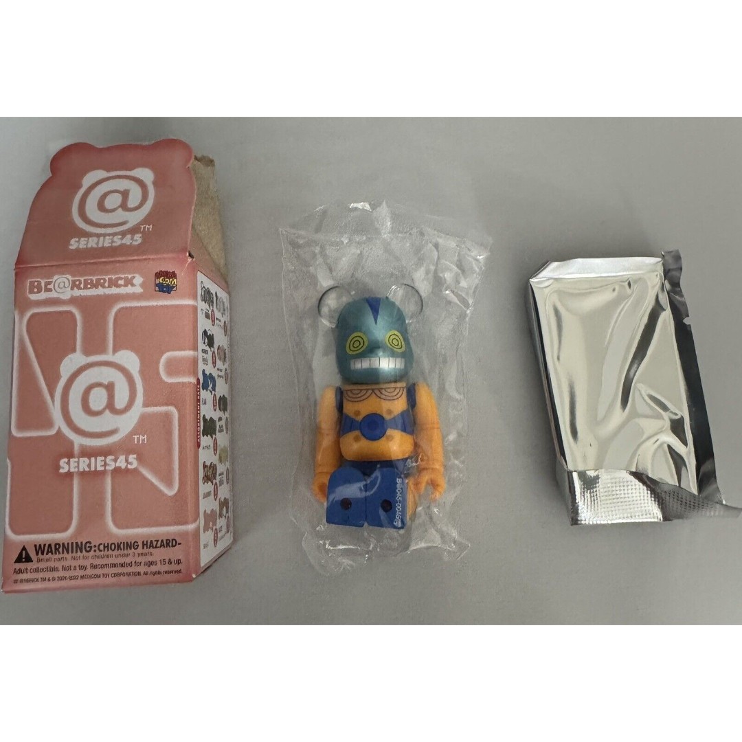 Medicom Bearbrick 45 100% Be@rbrick Series 45 SECRET SOFT VINYL Orange