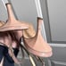 Jimmy Choo Leather Pointed-Toe Slingback Light Pink Women's Size 39.5 - 9.5