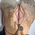 Jimmy Choo Leather Pointed-Toe Slingback Light Pink Women's Size 39.5 - 9.5
