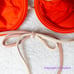 New! Zulu & Zephyr Sun Stripe Balconette Tie Bikini Top, size 4