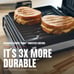 George Foreman Contact Smokeless - Ready Grill, Family Size (4-6 Servings), GRS6