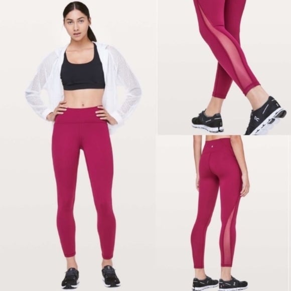 Lululemon Train Times 7/8 In Star Ruby
