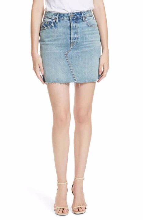 GRLFRND Denim High Rise Pencil Skirt 26