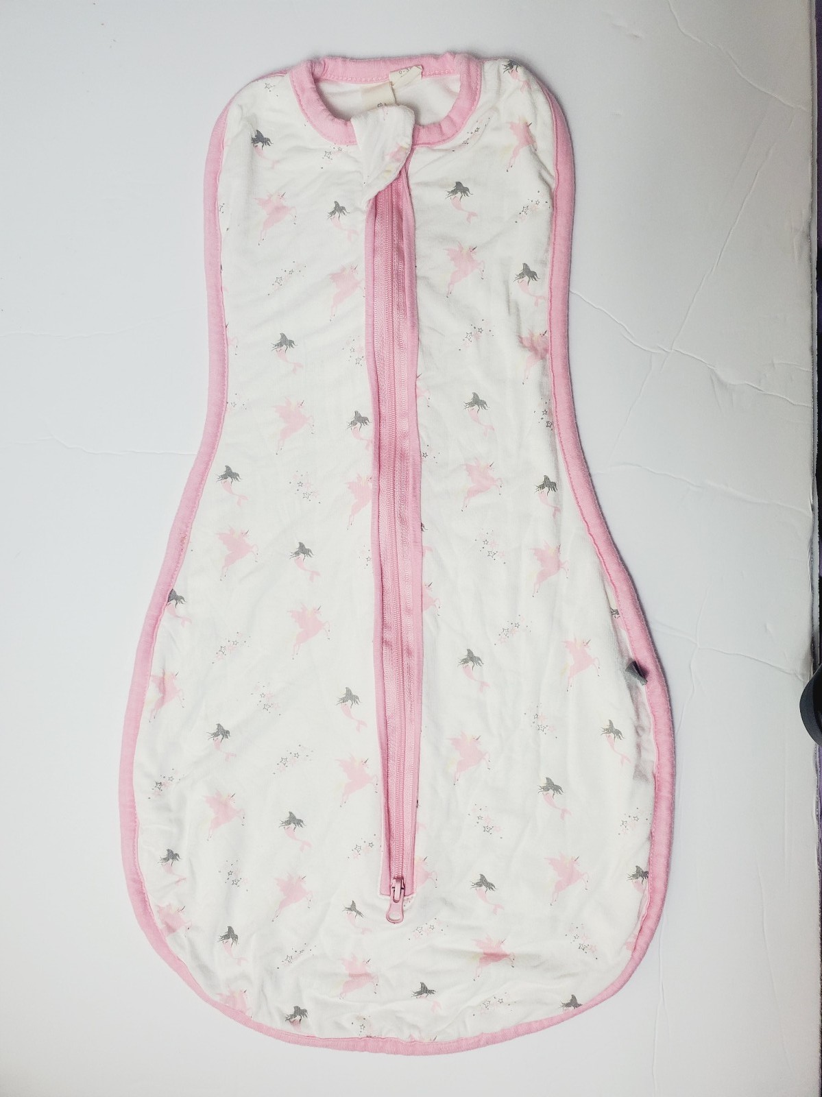 Kyte baby swaddle bag MYTHICAL unicorns pink 0 to 3 months