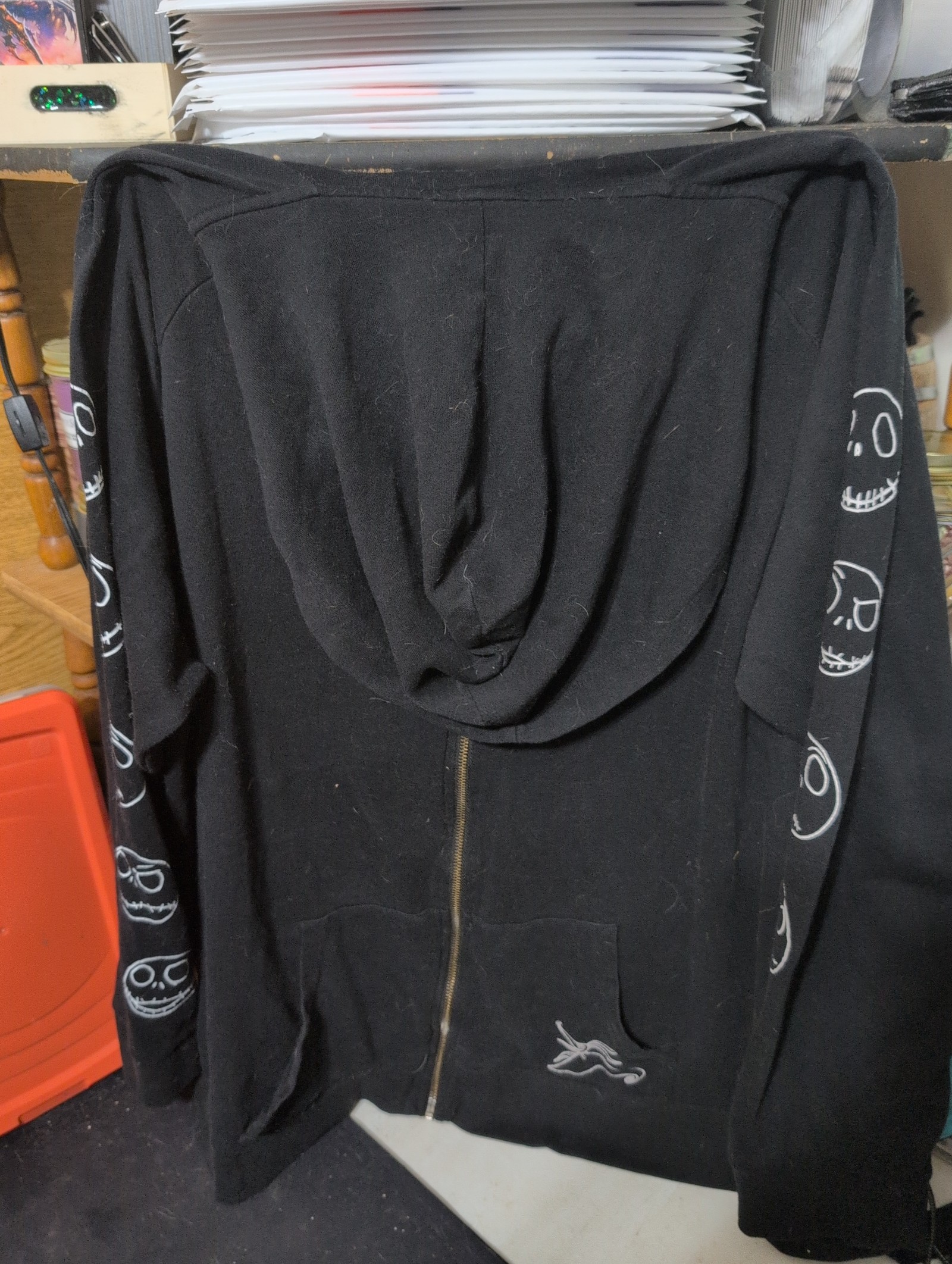 Torrid Disney Nightmare Before Christmas Black Lightweight Hoodie Size 4 3xl