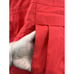 VTG Lands End Jacket Unisex Large Red Rain Hoodie Pullover Front Pocket 90s