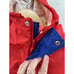 VTG Lands End Jacket Unisex Large Red Rain Hoodie Pullover Front Pocket 90s