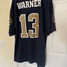 Kurt Warner rams jersey nfl men’s size large new nwt