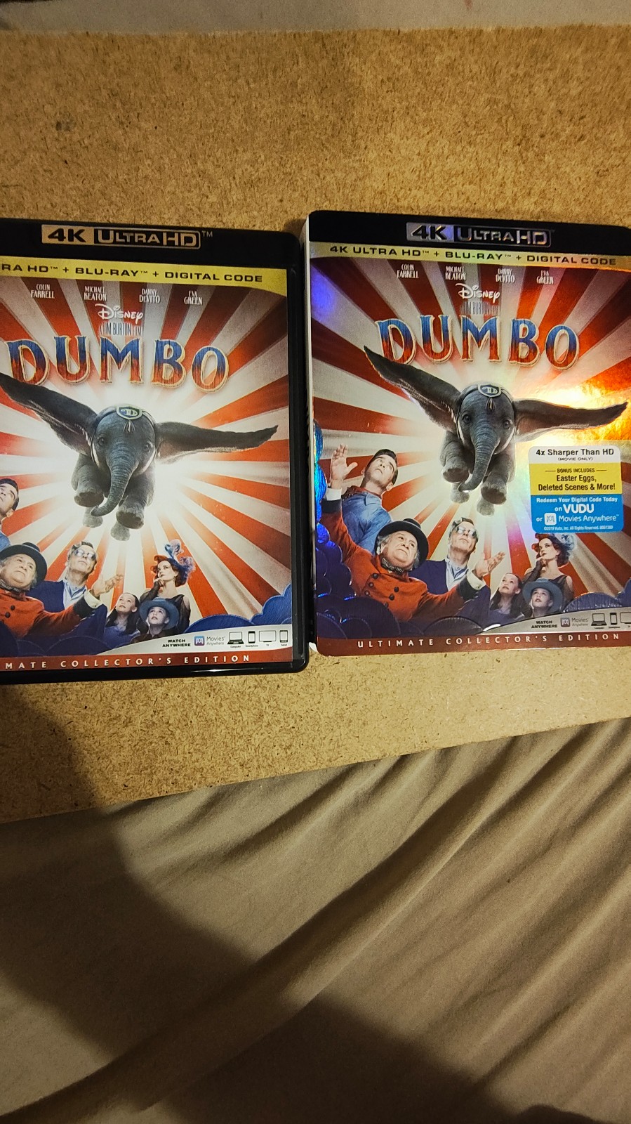 Dumbo (4K Ultra HD + Blu-ray, 2019, Ultimate Collector's Edition) w Slipcover