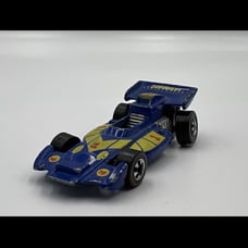 Redline Hot Wheels El Rey Special Blue Dunlop Racer 1973 Mattel Hong Kong HK
