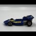 Redline Hot Wheels El Rey Special Blue Dunlop Racer 1973 Mattel Hong Kong HK