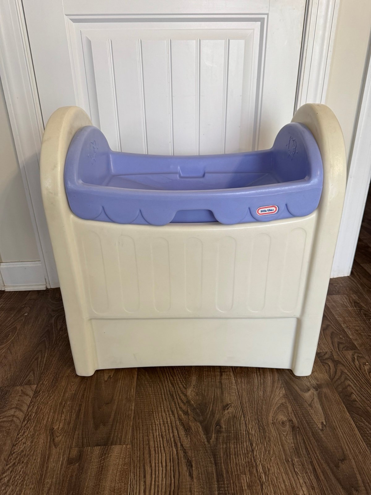 Vintage Little Tikes Purple and White Changing Table Bassinet