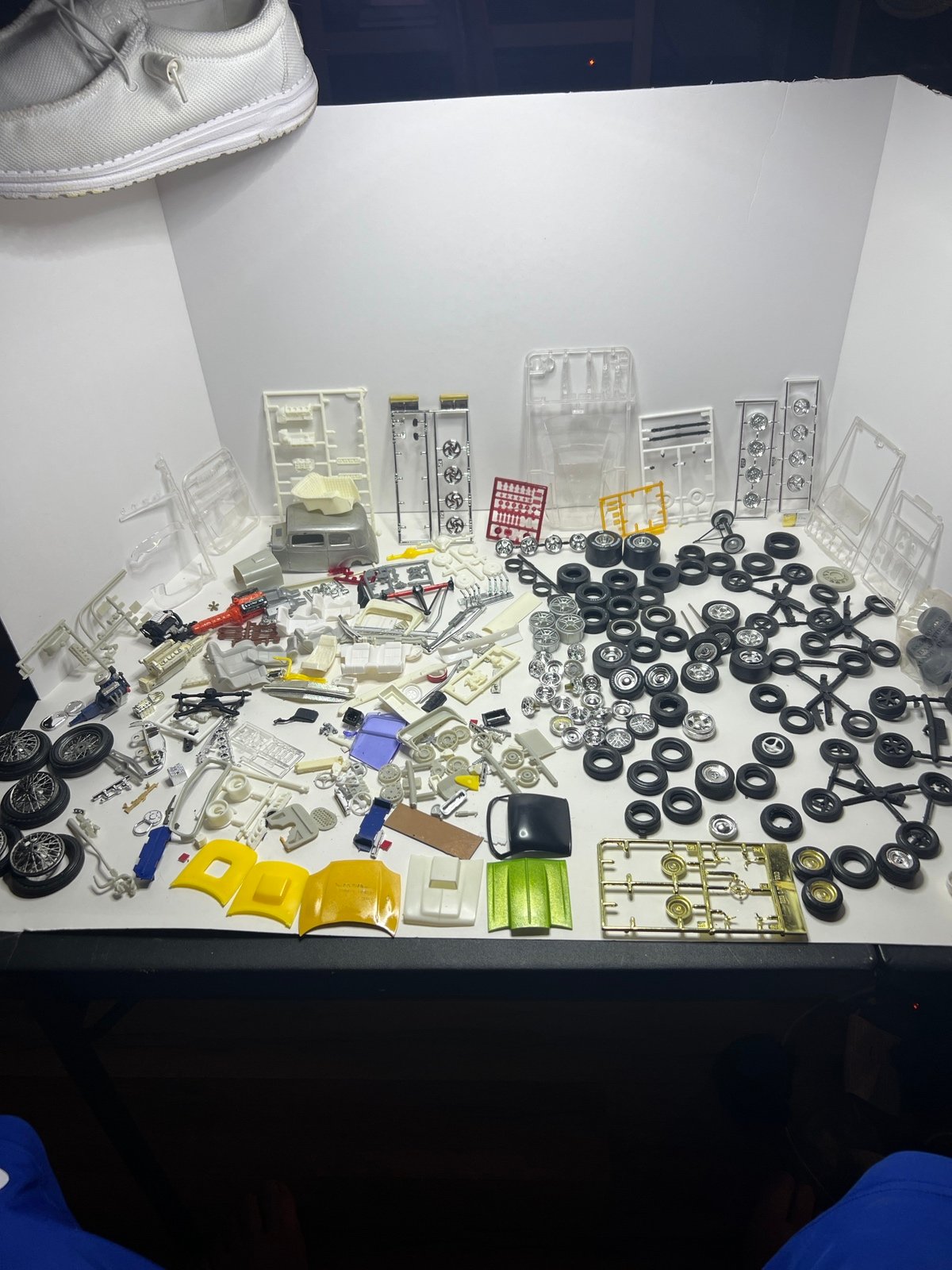 Model kit parts
