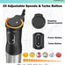 Newest Model(LINKChef) 7 in 1 Immersion Blender, 2 Titanium Steel Blades 800watt