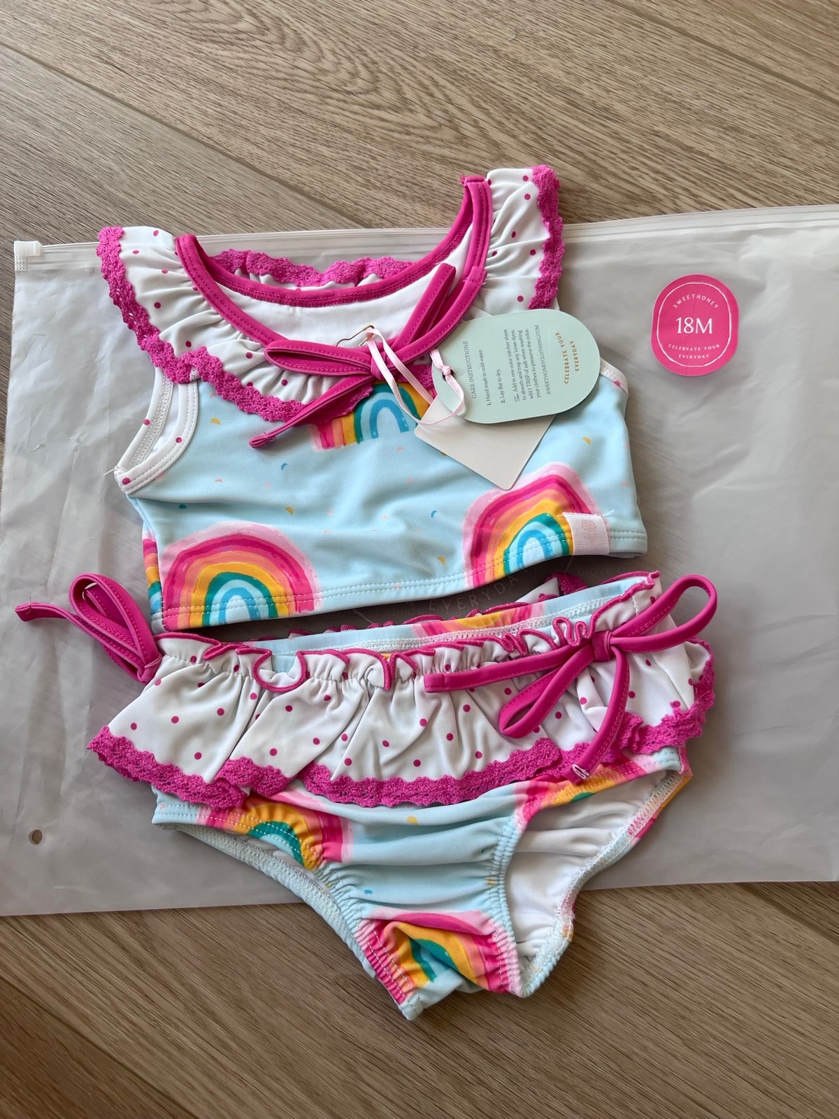 SweetHoney two piece toddler bathing suit