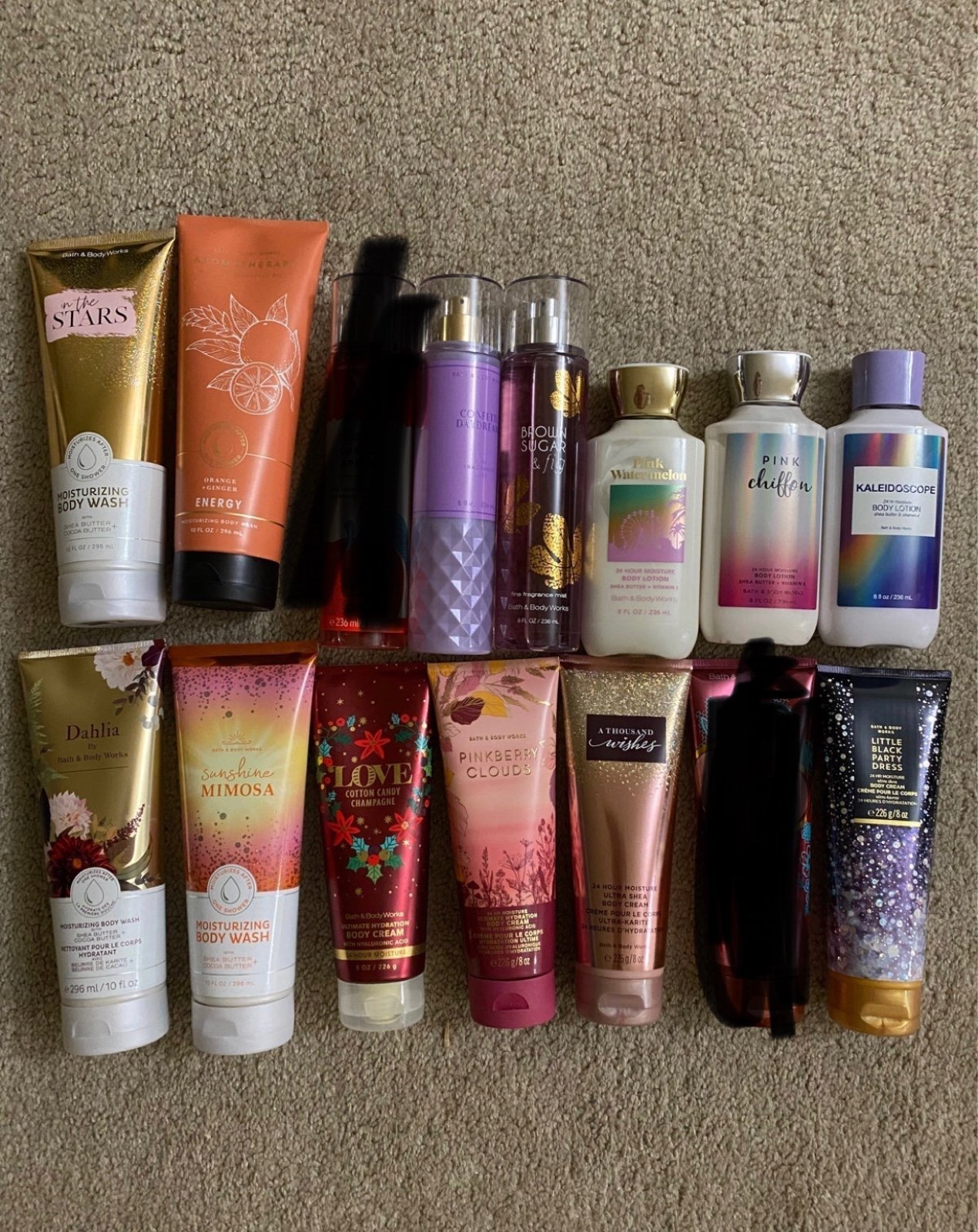 Bath and body works body care bundle 13 pieces
