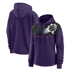 Women's XL Fanatics Purple/Black Phoenix Suns Overslide Quarter-Zip Hoodie NWT