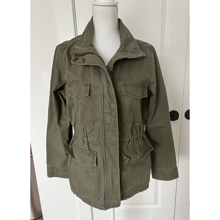 Women's Madewell Olive Army Green Utility Jacket Size Small