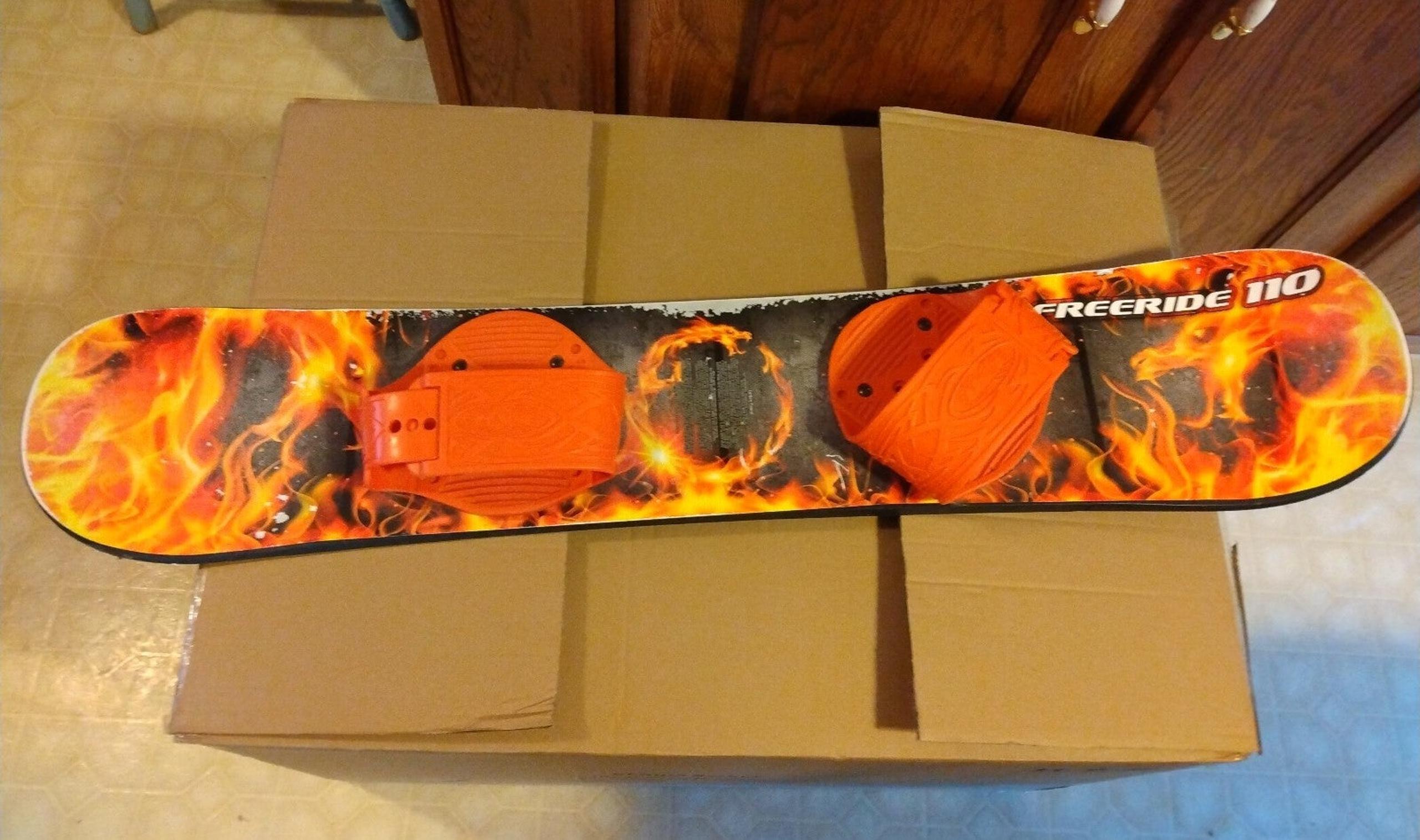 ESP Freeride 110 Carbon Flames Snowboard