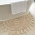 NEW Beautiful Rug with Tassels for Your Bathroom - Soft Half Circle 100% Cotton