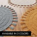 NEW Beautiful Rug with Tassels for Your Bathroom - Soft Half Circle 100% Cotton