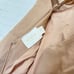 Misha Collection Satin Cut Out Midi Dress Cross back Spaghetti Gown Nude Size 2