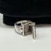 Sterling Silver Prayer Box Ring Vintage 10 Gms Size 6.5