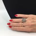 Sterling Silver Prayer Box Ring Vintage 10 Gms Size 6.5