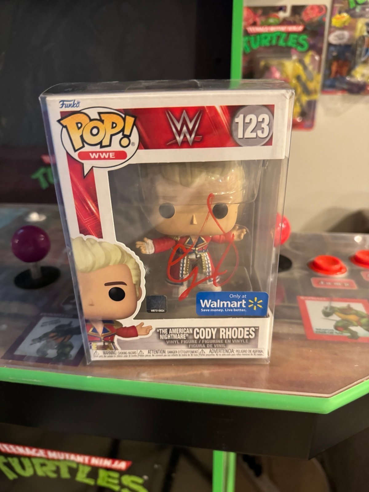 Cody Rhodes Autographed Funko Pop