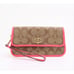 Signature TILLY Wristlet Pouch Pink