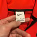 Women’s Nike red tech fleece hoodie cropped style