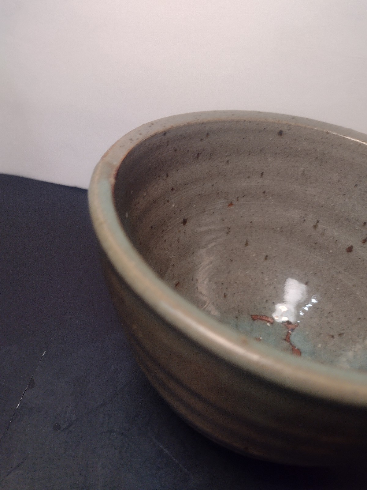 Vintage pottery bowl signed on bottom store 93