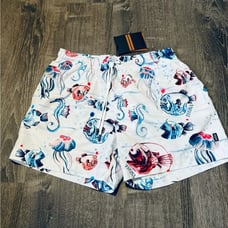 ERMENEGILDO ZEGNA***Men’s Fish Swim Shorts***Med. 589