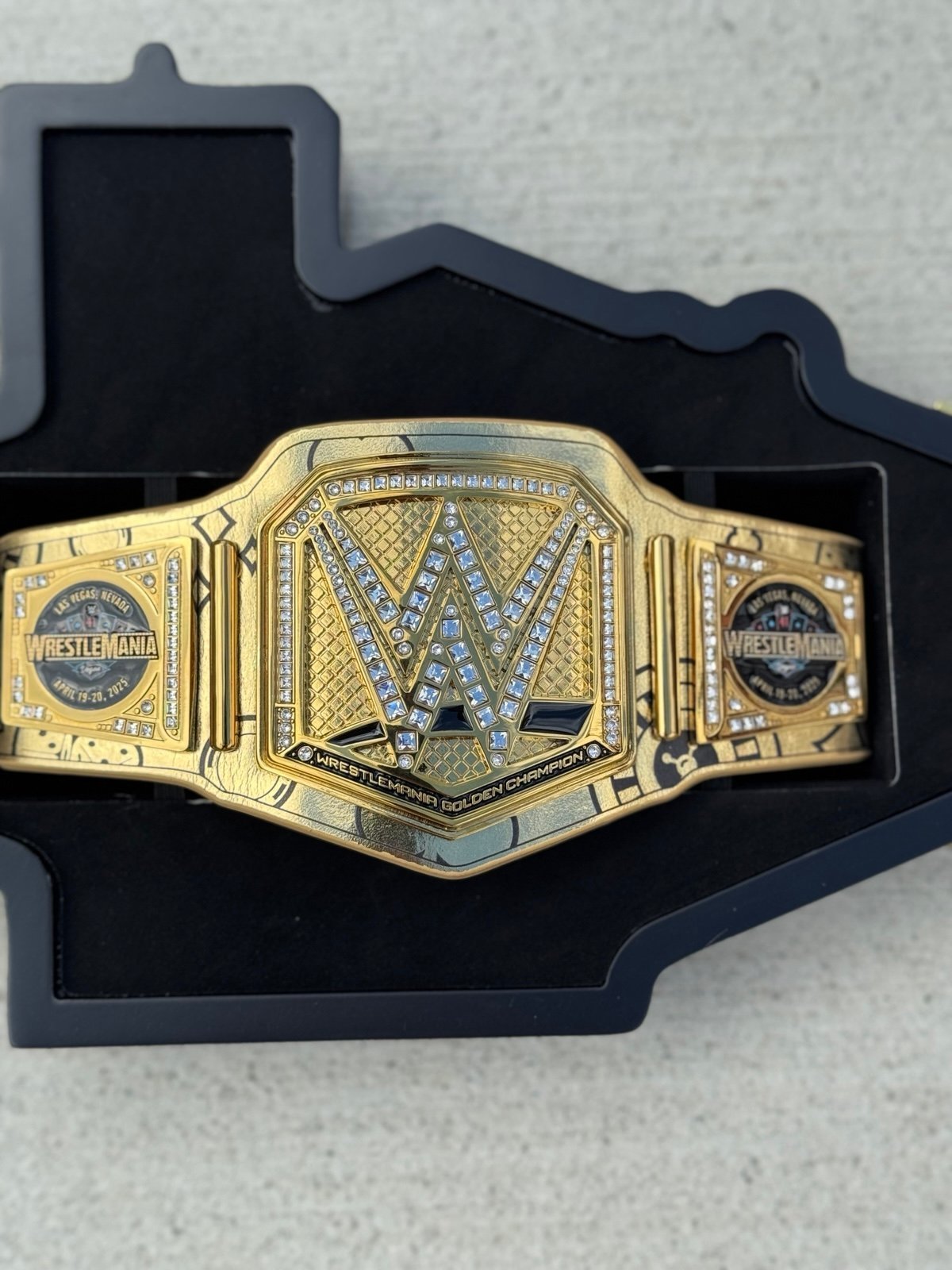 Wrestlemania 41 I Was There Official Mini Belt Las Vegas Confirmed Golden Title