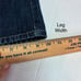 Bad Boy Jeans Baggy Skater Hip Hop Street Wear Blue Size 35 PreOwned Good