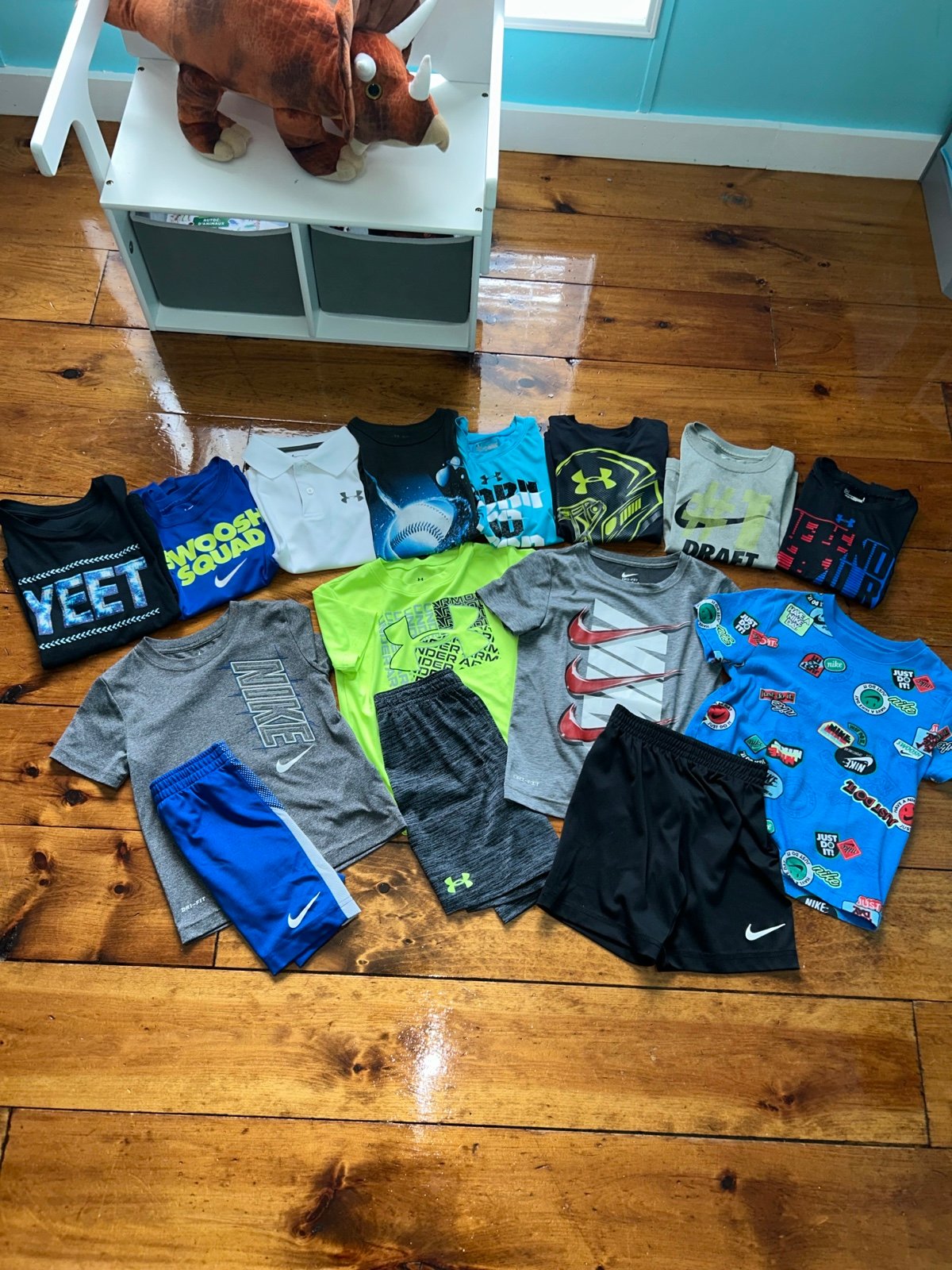 Boys Clothes Shirts Shorts Nike Under Armour Lot Bundle