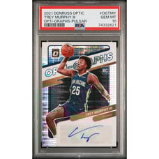 2021-22 Optic Trey Murphy III RC Opti-Graphs Pulsar Prizm Auto Rookie /20 PSA 10